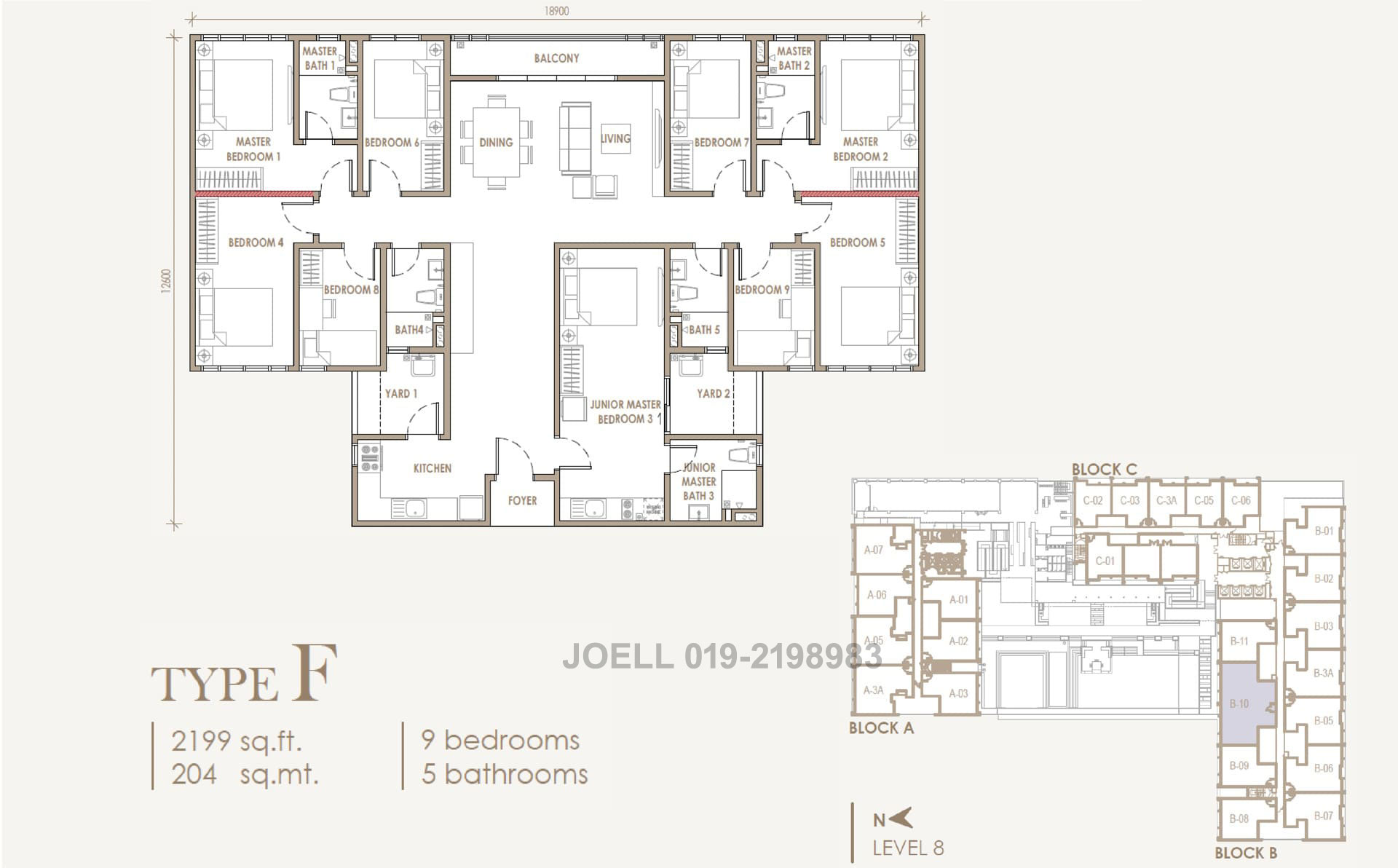 Type F 2199sf